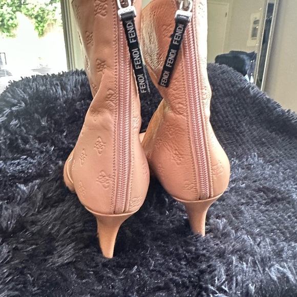 Fendi - Nude Ankle Boot